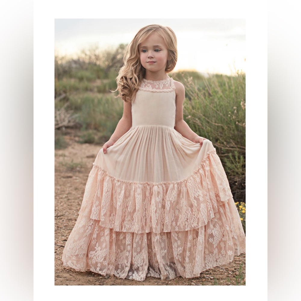 Catrin Dress in Shell